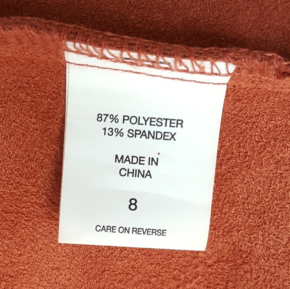 EUC Faux Suede Sienna Mini Skirt Size 8 - Picture 5 of 5